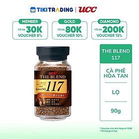 Cà Phê hòa tan UCC The Blend 117 lọ 90g