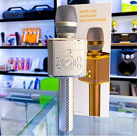 Mua Micro Kèm Loa Bluetooth Karaoke YS-97 Tích Hợp Loa Bass Trầm- Livestream Siêu Hay