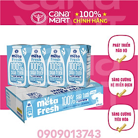 Thùng sữa tươi Nutricare Meta Fresh Ít Đường sữa non tăng cường miễn dịch