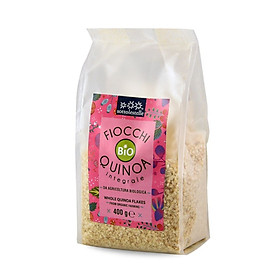Diêm mạch nguyên cám hữu cơ cán dẹp Sottolestelle 400g Organic Whole Quinoa Flakes