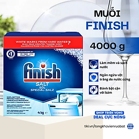 Muối rửa chén Finish Dishwasher Salt 4kg QT017389