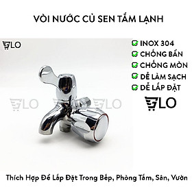 Mua Vòi Nước Củ Sen Tắm Lạnh Inox 304