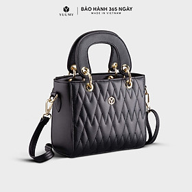 Túi Yuumy ( Thời trang nữ đi tiệc size 19 - Túi xách da Seasand YTX24 ) - Đen