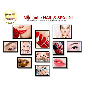 Mua Bộ tranh trang trí Nail - Spa - Thẩm mỹ - Mẫu đa dạng - Dễ lắp đặt - Sang chảnh.