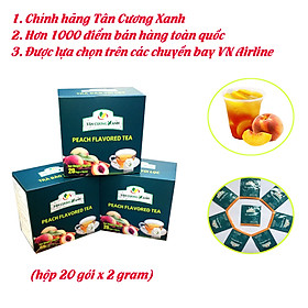 Trà hương đào Tân Cương Xanh - TRÀ ĐÀO TÚI LỌC Thượng hạng pha trà sữa, trà tắc, cam sả, chanh sả ngon