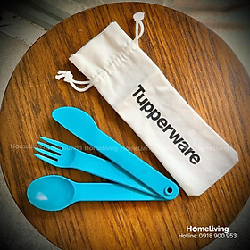 Bộ Dao Muỗng Nĩa Tupperware Cutlery Set 3 Kèm Túi