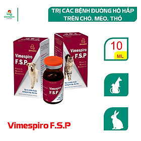 Vemedim Vimespiro FSP trị các bệnh đường hô hấp trên chó, mèo, thỏ, chai 10ml 