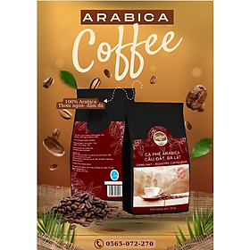 Cà phê Arabica cầu đất , Đà lạt dạng hạt  250g