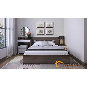 Mua Giường Ngủ Đẹp Kèm Tab Và Bàn Phấn Rất Xinh LG-GN076