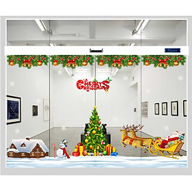 Mua DECAL TRANG TRÍ NOEL - DECAL DÁN KÍNH - DECAL ÔNG GIÀ NOEL CÓ SẴN KEO  DỄ DÁN  DỄ LỘT DỄ LAU CHÙI KHÔNG THẤM NƯỚC