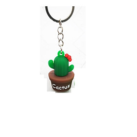 Móc khóa hình xương rồng cactus