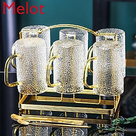 Mua Bộ bình sần kèm khay sứ  giá úp mạ vàng cao cấp