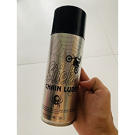 Chai xịt dưỡng sên chống văng, sên phốt cao su Thunder Sticky Chain Lube 400ml xịt đậm đặc, kháng nước và chống bám bụi