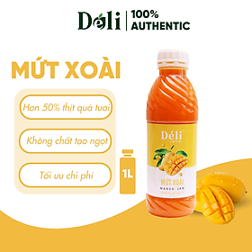 Mứt xoài pha chế Déli - chai 1L