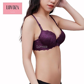 Áo ngực LOVOZA chất liệu ren thoải mái sexy thông thoáng, kháng khuẩn tốt LV87