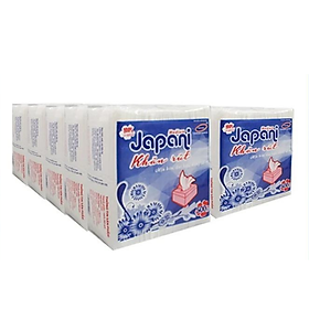 Khăn giấy ăn rút 2 lớp 500 tờ JAPANI | Thế Giới Giấy | 100% bột giấy nguyên sinh JP500X