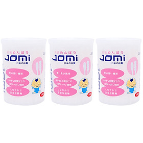 Combo 3 Bông Tăm Kháng Khuẩn Jomi (160 Que/Hộp)