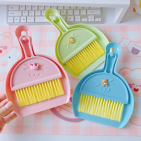 Mua Chổi Nhựa Quét Bàn Thờ Cán Tay Cầm - Bộ Chổi Phủi Bụi  Chân Lông Mềm kèm Đế Hót Rác Tiện Dụng