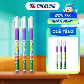Bút Gel Thiên Long Doraemon GEL-012/DO Nature - Mực tím - Phiên bản 2025