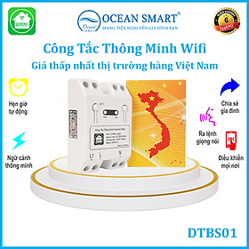 Mua Công Tắc Thông Minh  Công Tắc Wifi Giá Rẻ Hunonic Datic Basic - DTBS01