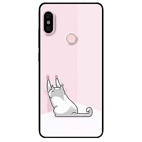 Ốp lưng in cho Xiaomi Redmi Note 5 Pro Mẫu Mèo Cào