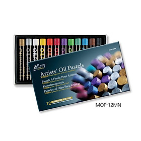 Hộp 12 Màu Bút sáp dầu Mungyo Gallery MOP-12MN