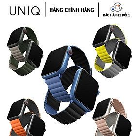 Dây Đeo Dành Cho Apple Watch 1~7/ SE UNIQ Revix Reversible Magnetic Silicone Strap -Hàng Chính Hãng