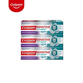 Bộ 3 Kem đánh răng Colgate Sensitive ngăn ê buốt và bảo vệ toàn diện 110g/tuýp