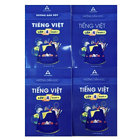 Sách - Combo 4 cuốn Hướng dẫn học tiếng việt lớp 4 (trường Archimedes school)