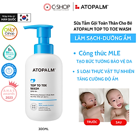 Sữa tắm gội toàn thân cho bé Atopalm Top To Toe Wash