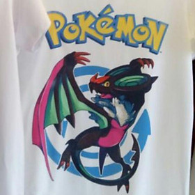 RẺ VÔ ĐỊCH- Áo thun pokemon noivern cho bé trai bé gái thật in tại shop