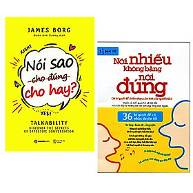 Combo sách kỹ năng: Nói Sao Cho Đúng Cho Hay + Nói Nhiều Không Bằng Nói Đúng