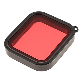 Underwater Housing Diving Case Filter for GoPro Hero 7 Silver White Action Camera Accessories - Red