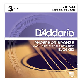 Dây Đàn Guitar Acoustic D'Addario EJ26
