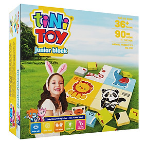 Đồ chơi lắp ráp Tinitoy Junior Block Animal Puzzle