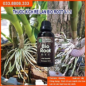 Chế phẩm hữu cơ kích rễ cực mạnh Bio Root 0-1-1 chai 50 ml