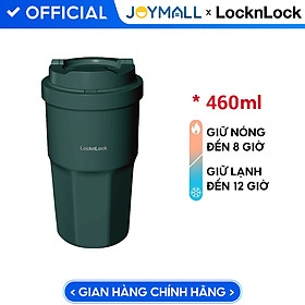Mua Ly giữ nhiệt LocknLock 460ml Coffee Tumbler màu xanh lá - LHC3329DGRN - Hàng chính hãng  thép không gỉ 316L - JoyMall