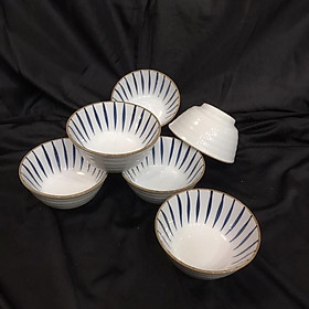 Mua Xả Kho (hàng cao cấp) set 5 bát mắm hoặc đĩa muối sứ bát tràng ms 606