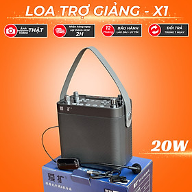 Mua Loa Trợ Giảng Cao Cấp X1 Giảng Dạy  Hội Họp  Sự Kiện Công Suất 15W  Kết Nối Bluetooth  USB  AUX  Cổng 6ly Cùng Hệ Thống Nút Chỉnh Đa Dạng  Hàng Nhập Khẩu