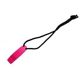 Hình ảnh 2xSafety Whistle & Lanyard for Scuba Diving Boating Hiking Outdoor Sports Pink