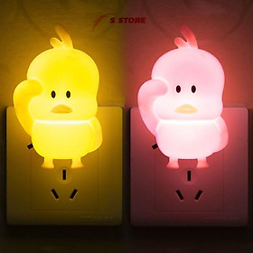 Mua Đèn ngủ công tắc vịt con tiktok giá rẻ ánh sáng vàng ánh sáng hồng dịu nhẹ