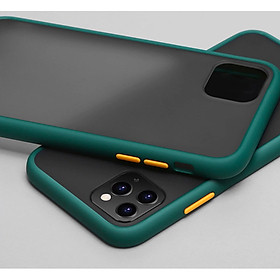 Ốp Lưng Trong Nhám Viền Shield Matte Color cho iPhone 12