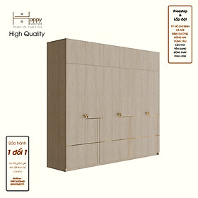 Mua  Happy Home Furniture - 100% GỖ TỰ NHIÊN  JOCASTA  Tủ quần áo cửa mở 2m4x2m2  240cm x 59cm x 220cm ( DxRxC)  TCM_180