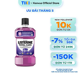 Nước súc miệng chăm sóc toàn diện Listerine Total Care Mouthwash 250ml