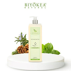 Dầu Massage Body Biyokea Premium - Awakening B10 (tỉnh táo) - 1000ml