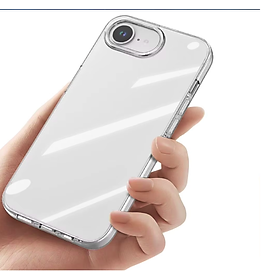 Ốp lưng dẻo Silicon trong suốt cho iPhone 16e hiệu Ultra thin (mỏng 0.6mm) - Hàng nhập khẩu