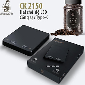 Mua Cân Pha Chế  Cân Điện Tử Mini Dùng Cho Pha Cà Phê CK2150  Cân Trừ Bì