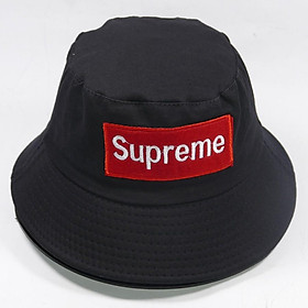 Mũ tai bèo vành nhỏ nón tai bèo nam nón Bucket Su.pre.me với chất liệu cotton cao cấp thoáng mát