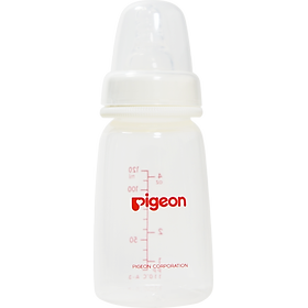 Bình sữa cổ hẹp PP vuông Pigeon 120ml/240ml