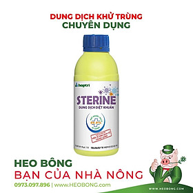 Dung dịch KHỬ TRÙNG VÀ DIỆT KHUẨN chuyên dụng Sterine 1Lit